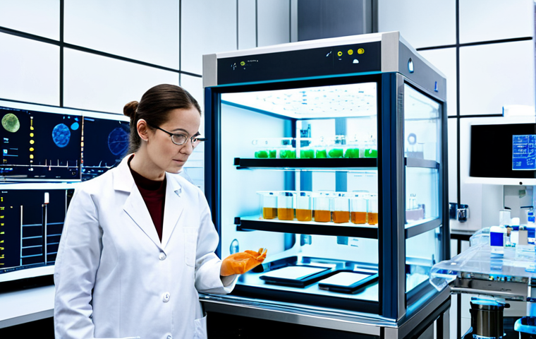 A team of professional food scientists, fully clothed in clean lab coats, diligently working in a state-of-the-art precision fermentation laboratory. Advanced bioreactors with sleek stainless steel and glowing digital displays are visible in the background, surrounded by various scientific instruments. One scientist is observing a sample in a petri dish, while another is analyzing data on a large, futuristic screen. The atmosphere is highly controlled and innovative, emphasizing the engineering of taste and nutrition. Appropriate attire, safe for work, appropriate content, professional, perfect anatomy, correct proportions, natural pose, well-formed hands, proper finger count, natural body proportions, high quality, studio lighting, professional photography.